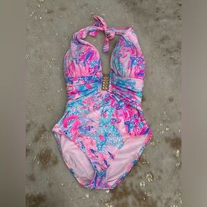 Lilly Pulitzer one piece swim suit size 8